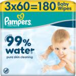 Pampers törlőkendő (3x60/fólia) Aqua műanyagmentes