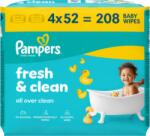 Pampers törlőkendő (4x52 db/fólia) Fresh Clean