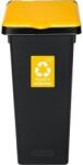IGOTREND Szelektív hulladékgyűjtő 53 L FLAP BIN, fekete/sárga