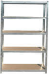 GTT Salgó polc, fém állvány, 5 polcos, 180x90x40 cm, teherbírás 875 kg MZS-306