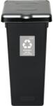 IGOTREND Szelektív hulladékgyűjtő 53 l FLAP BIN, fekete/ezüst