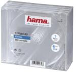 Hama Кутийка за CD/DVD HAMA Jewel Case, прозрачен, 5 бр. в пакет (HAMA-44748) - xtreme