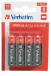 Verbatim Батерия, Verbatim ALKALINE BATTERY AA 8 PACK (HANGCARD) (49503)