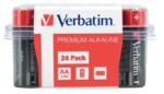 Verbatim Батерия, Verbatim ALKALINE BATTERY AA 24 PACK (BOX) (49505)
