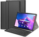 Gigapack lenovo tab m10 plus tok álló, bőr hatású flip, ceruza tartó, fekete (GP-132502)