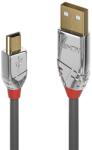 Lindy Кабел Lindy, от USB-A(m) към Mini-B(m), 2m, сив (36632)