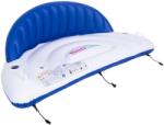SunClub 33157 felfújható gumimatrac háttámlával, 207×105 cm, kék-fehér