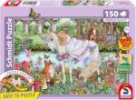 Schmidt Spiele Puzzle Schmidt din 150 piese - Prințesă și unicorn (56587) Puzzle