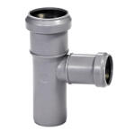 Valrom Ramificatie redusa, polipropilena, pentru scurgere, gri, D 40 x 32 mm, 87 grade (15100504087)