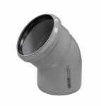 Valrom Cot polipropilena, pentru scurgere, gri, D 32 mm, 45 grade (15040603245)