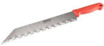 Strend Pro Polisztirolvágó kés, Strend Pro IK803, ezüst/piros, 350 mm pengehossz, rozsdamentes acél hullámos penge, ásványgyapothoz és szigeteléshez (TC222766) (TC222766)