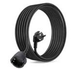 Dablerom Prelungitor Schuko Dablerom 31-41550, 1 stecher - 1 cupla, 50m, negru (31-41550)