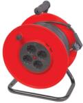 Dablerom Tambur electric deschis Dablerom 31-22325, 4 prize Schuko, 25 m, cadru plastic (31-22325)