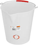 Ics Festővödör, Ics, 12 l, fehér, PVC, 28 cm átmérő, 28 cm magas, 21 cm alsó átmérő (TC254281) (TC254281)