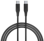 Allity AUC-02 USB-C - USB-C adat- és töltőkábel 1m fekete (GSM186401) (GSM186401)