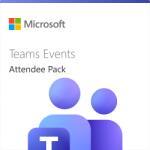 Microsoft Teams Events Attendee Pack - 100k attendees - hároméves előfizetés (3 év) (CFQ7TTBZZJP0-000H_P3YP3Y) (CFQ7TTBZZJP0-000H_P3YP3Y)