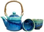MIJ Комплект за чай black cobalt teal, комплект от 3 бр. , черен, керамика, mij (mijc1102)