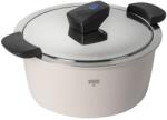 KUHN RIKON Hőmérséklet-érzékelős lábos, 3 liter, Kuhn Rikon, Hotpan Comfort, krémszín