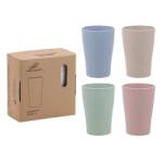 Too KT-107 4db-os vegyes színekben 300ml búzaszalma műanyag pohár (KT-107) - pcx