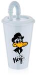 LUXPLASTIC IRIS L-00750 Limonádé pohár szívószállal 450ml (L-00750) - pcx