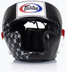 Fairtex Боксова каска Fairtex Super Sparring black/white