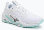 Mizuno Дамски обувки за хандбал Mizuno Wave Stealth Neo 2 white/blue tint