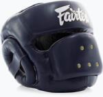 Fairtex Боксова каска Fairtex Full Face Protector blue