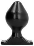 All Black Plug anal All Black, 16, 5 cm, dimensiune mare, flexibil, material PVC, negru (D-222811)