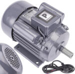 Powermat Elektromos Motor - 1, 5kW, 1400 ford. /perc, 19mm tengely - Egyfázisú aszinkron (PM0847) (POW-PM0847)