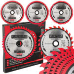 Red Technic Körfűrészlap Készlet - 255x30mm, 5 darabos - Fa és műanyag vágásához (RTZTWD0082) (POW-RTZTWD0082)
