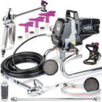 Powermat Hydrodinamikus Festékszóró Gép - 1200W, 220 bar - Emulziós és latex festékekhez (PM-PDM-1200) (POW-PM0667)