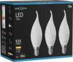 Mexen Nova 3x Bec LED tip flacără E14, C37, 5W, Cald - 3000K, 525 lm - L106-E14-0530-01x03 (L106-E14-0530-01x03)