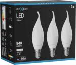Mexen Nova 3x Bec LED lumânare E14, C37, 8W, Neutrală - 4000K, 840 lm - L106-E14-0840-01x03 (L106-E14-0840-01x03)