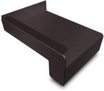 Gutmann Pervaz geam exterior aluminiu Gutmann GS 25, latime 110 mm, culoare maro - 2 m