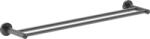 Mexen Ovio cuier dublu pentru prosoape, gun gray periat - 70A19547-66 (70A19547-66)