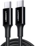 UGREEN USB-C/USB-C gyorstöltő és adatkábel E-Marker chippel, 100W, 1 m - Fekete