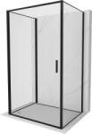 Mexen Exo-3S cabina de duș cu 3 pereți cu deschidere, 100 x 70 cm, transparentă, neagră - 817-100-070-70-00-3S (817-100-070-70-00-3S)