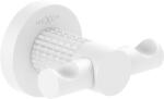 Mexen Triv cârlig dublu pentru prosop, alb - 70A33012-20 (70A33012-20)