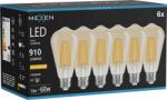 Mexen Vintis 6x Bec LED cu filament E27, ST64, 10W, Caldă - 2200K, 910 lm, chihlimbar - L152-E27-1022-50x06 (L152-E27-1022-50x06)