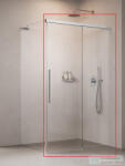 Radaway Idea 8 QL KDJ 100J zuhanykabin jobbos ajtó része, króm 10550517-01-01R+10350453-01-01 (10550517-01-01R_10350453-01-01)