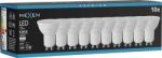 Mexen Nova 10x Bec LED GU10, 10W, Neutru - 4000K, 1055 lm - L108-GU10-1040-01x10 (L108-GU10-1040-01x10)