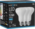 Mexen Nova 3x Bec LED E27, R80, 12W, Rece - 6500K, 1260 lm - L105-E27-1265-01x03 (L105-E27-1265-01x03)