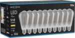 Mexen Vintis 10x Bec cu filament spirală LED E27, ST64, 6W, Caldă - 2700K, 510 lm, fumuriu - L162-E27-0627-70x10 (L162-E27-0627-70x10)
