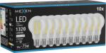 Mexen Vintis 10x Bec filament LED E27, A60, 10W, Neutră - 4000K, 1320 lm, transparent - L150-E27-1040-00x10 (L150-E27-1040-00x10)