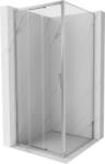 Mexen Exo-3S cabina de duș glisantă 80 x 80 cm, transparent, crom - 8153-080-080-01-00 (8153-080-080-01-00)