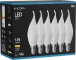 Mexen Nova 6x Bec LED Lumânare E14, C37, 5W, Caldă - 3000K, 525 lm - L106-E14-0530-01x06 (L106-E14-0530-01x06)
