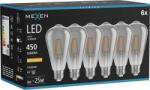 Mexen Vintis 6x Bec LED cu filament E27, ST64, 6W, Caldă - 2200K, 450 lm, fumuriu - L152-E27-0622-70x06 (L152-E27-0622-70x06)
