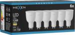 Mexen Nova 6x Bec LED GU10, 12W, Caldă - 3000K, 1260 lm - L108-GU10-1230-01x06 (L108-GU10-1230-01x06)