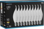 Mexen Nova 10x Bec Edison LED Flacără E14, C37, 5W, Caldă - 3000K, 525 lm - L106-E14-0530-01x10 (L106-E14-0530-01x10)