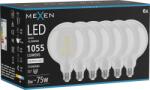 Mexen Vintis 6x Bec LED tip filament E27, G125, 8W, Neutru - 4000K, 1055 lm, clar - L158-E27-0840-00x06 (L158-E27-0840-00x06)